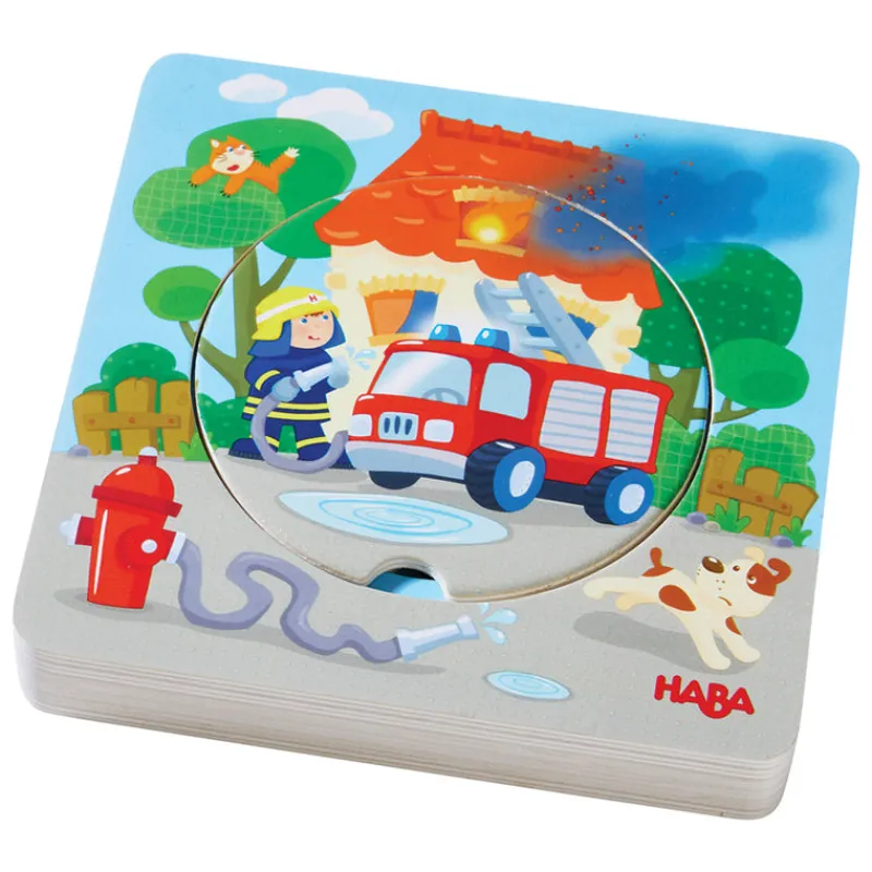 Haba Wooden Puzzles|Early Learning^5 Layer Firemen Puzzle