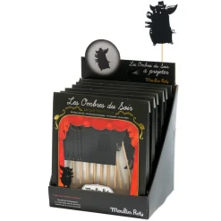 Moulin Roty Age 7 & 8|Age 5 & 6^3 Little Pigs Shadow Puppets
