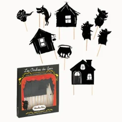 Moulin Roty Age 7 & 8|Age 5 & 6^3 Little Pigs Shadow Puppets