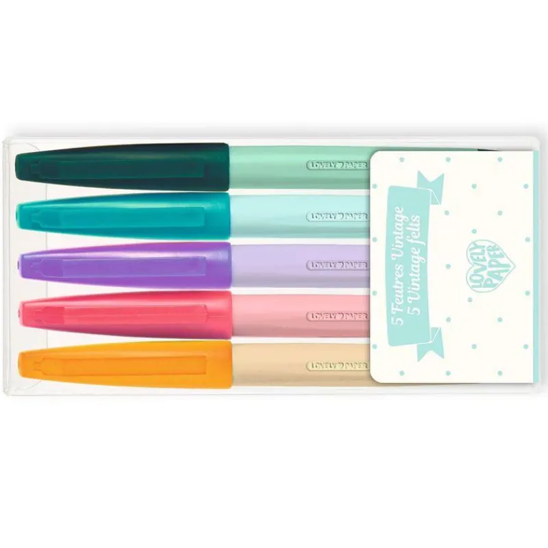 Djeco Stationery|Art / Craft^5 Vintage Pens