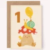 Lauren Sissons Studio Age 1^Age 1 Birthday Card - Kids Cute