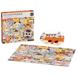 Petit Collage Jigsaws / Puzzles|Age 7 & 8^Animal Festival Decoder Puzzle