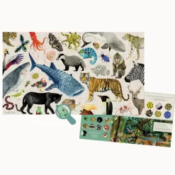 Moulin Roty Jigsaws / Puzzles|Age 9 & 10^Animals of the World - Jigsaw Puzzle
