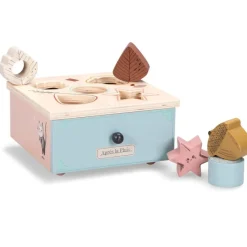 Moulin Roty Wooden Blocks|Early Learning^Apres La Pluie Shape Sorter Box