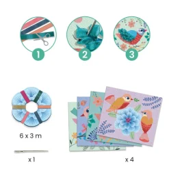 Djeco Art / Craft|Age 11 & 12^Artistic Loops Primavera Craft Kit