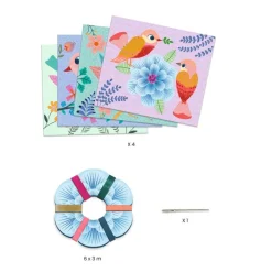Djeco Art / Craft|Age 11 & 12^Artistic Loops Primavera Craft Kit
