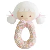 Alimrose Rattles / Clutching|Newborn^Audrey Grab Rattle Blossom Lily Pink