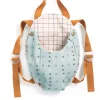 Djeco Dolls|Dolls^Baby Doll Carrier (Blue/Toffee)