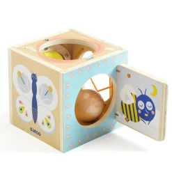 Djeco Early Learning|Soft Toys^Baby Hide & Seek Box | Wooden