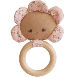 Alimrose Rattles / Clutching|Newborn^Baby Teether Rattle Posy Heart