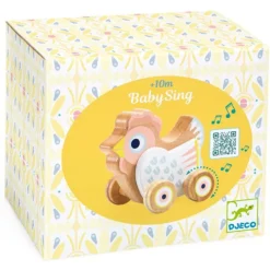 Djeco Early Learning|Musical / Auditory^BabySing Hen on Wheels
