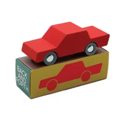 Waytoplay Wooden Vehicles|Vehicles / Cars / Trucks^Back & Forth Car - Red