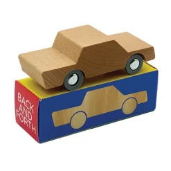 Waytoplay Waytoplay Track Sets|Wooden Vehicles^Back & Forth Car - Woody