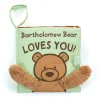 Jellycat Jellycat Books|Jellycat Toys^Bartholomew Bear Loves You - Fabric Activity Book