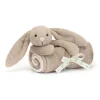 Jellycat Bashful Bunnies|Jellycat Toys^Bashful Beige Bunny Blankie 70 x 56cm