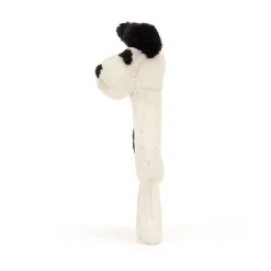 Jellycat Jellycat Toys|Comforters^Bashful Black & Cream Puppy Ring Rattle
