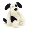 Jellycat Jellycat Toys^Bashful Black & Cream Puppy - Small