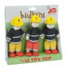 Le Toy Van Small World Play|Age 4^Bendy Fire Fighter Characters