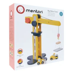 Mentari Wooden Vehicles|Vehicles / Cars / Trucks^Big Yellow Crane