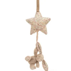 Jellycat Musical / Auditory|Jellycat Toys^Blossom Bea Beige Bunny Musical Pull