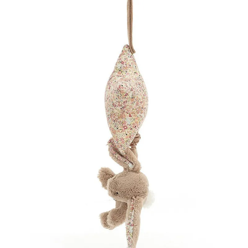 Jellycat Musical / Auditory|Jellycat Toys^Blossom Bea Beige Bunny Musical Pull