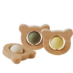 Nordic Kids Rattles / Clutching|Activity Toys^Bowie Bear Teether (Assorted)