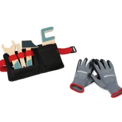 Janod Role Play|Hammer / Lace^BricoKids DIY Tool Belt and Gloves Set