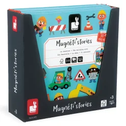 Janod Age 5 & 6|Age 4^Building Site Magnetic Story