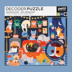 Petit Collage Jigsaws / Puzzles|Age 5 & 6^Cat Adventures 2D Decoder Puzzle