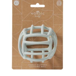 Nordic Kids Rattles / Clutching|Age 1^Cedric Silicone Teething Fidget Ball (Dove)