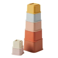 Nordic Kids Early Learning|Stacking / Sorting^Charli Silicone Square Stacker
