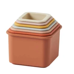 Nordic Kids Early Learning|Stacking / Sorting^Charli Silicone Square Stacker