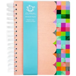 Rhicreative Stationery|Art / Craft^Check Pattern Peach Scallop Journal