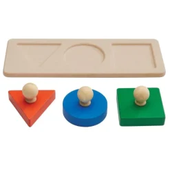 Plan Toys Wooden Puzzles|Early Learning^Chunky Shape Matching Puzzle