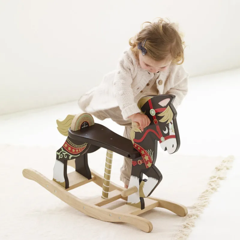 Petilou Active Play|Ride-on Toys^Classic Wooden Rocking Horse