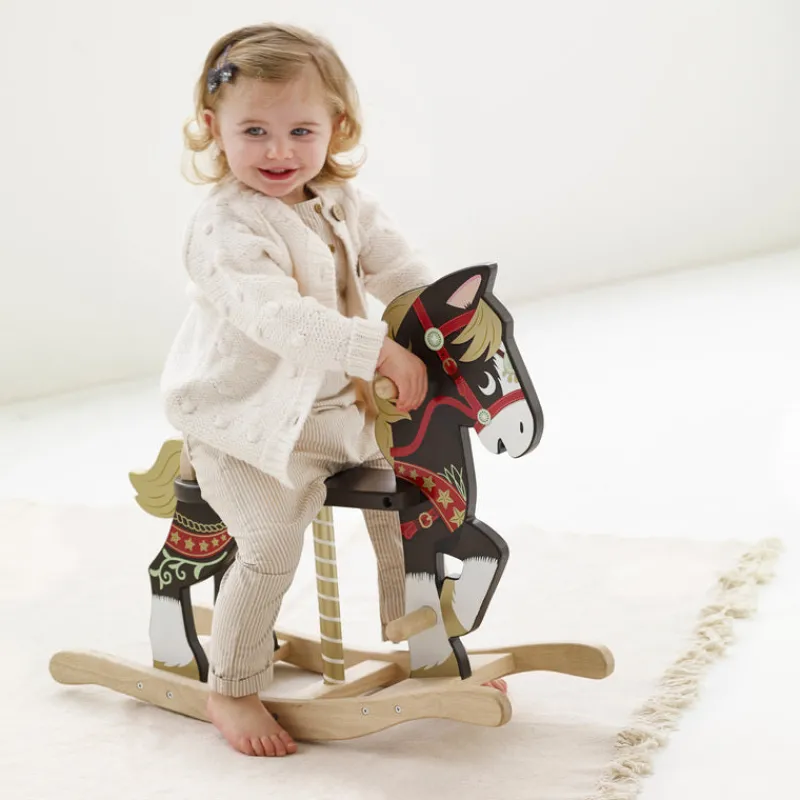 Petilou Active Play|Ride-on Toys^Classic Wooden Rocking Horse