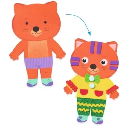 Djeco Art / Craft|Age 4^Collage Kit - Little Sweethearts