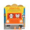 Petit Collage Vehicles / Cars / Trucks|Cars / Trains / Planes^Coloring Book + Stickers - Vehicles