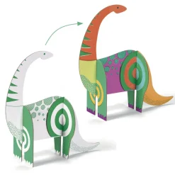 djeco Art / Craft|Age 9 & 10^Colour - Assemble - Play Dinosaurs