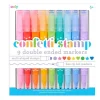 Ooly Stationery|Art / Craft^Confetti Stamp Double Ended Markers