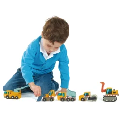 Tender Leaf Toys Vehicles / Cars / Trucks|Cars / Trains / Planes^Construction Car Set