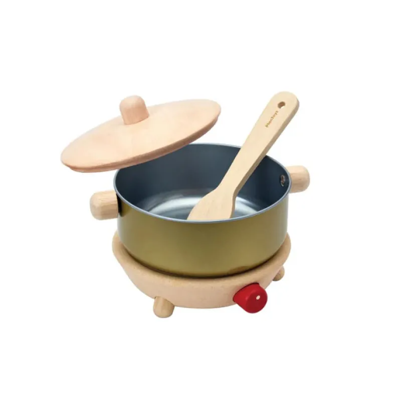 Plan Toys Role Play|Kitchen / Play Food^Cookery Set