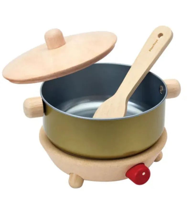 Plan Toys Role Play|Kitchen / Play Food^Cookery Set
