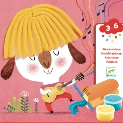 Djeco Early Learning|Sensory Play^Curls And Straight Hair Modelling Dough