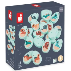 Janod Games|Early Learning^Dino Memory Game - Wooden