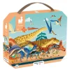 Janod Age 9 & 10|Age 7 & 8^Dino Panoramic Case Puzzle