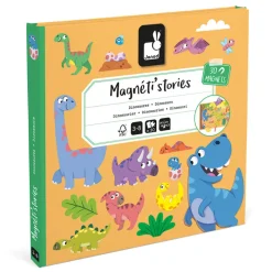 Janod Age 5 & 6|Age 4^Dinosaurs Magnetic Story