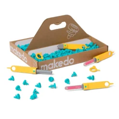 Makedo Stem Toys|Construction^DISCOVER | Cardboard Construction Toolkit (126 pc)