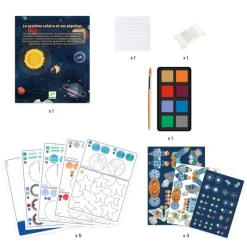 Djeco Art / Craft|Age 11 & 12^DIY Solar System Mobile Kit