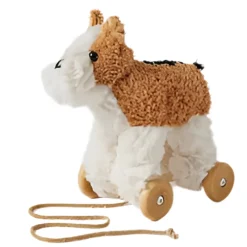 Pilbeam Living Push / Pull|Activity Toys^Dog Plush Pull Along